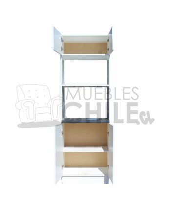 Mueble de Cocina 60cm Horno y Microondas – Melamina Cubierta Postformado