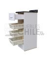 Base Verdulero 30cm Melamina con Cajón – Cocina Organizada
