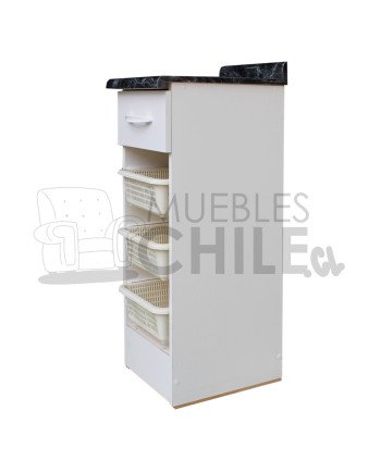 Base Verdulero 30cm Melamina con Cajón – Cocina Organizada