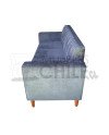 Sofa tubular tapiz lino - Fabricacion nacional