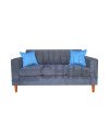 Sofa tubular tapiz lino - Fabricacion nacional