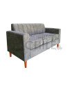 Sofa tubular tapiz lino - Fabricacion nacional