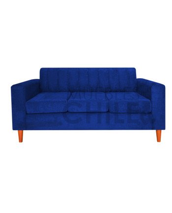 Sofa tubular tapiz lino - Fabricacion nacional