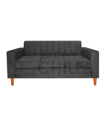Sofa tubular tapiz lino - Fabricacion nacional
