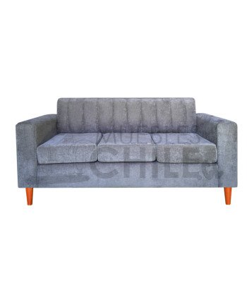 Sofa tubular tapiz lino - Fabricacion nacional