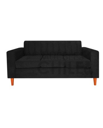 Sofa tubular tapiz lino - Fabricacion nacional