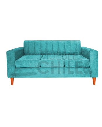 Sofa tubular tapiz lino - Fabricacion nacional
