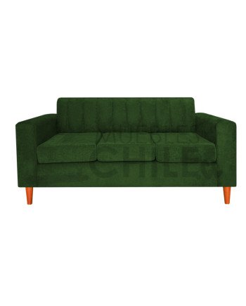 Sofa tubular tapiz lino - Fabricacion nacional