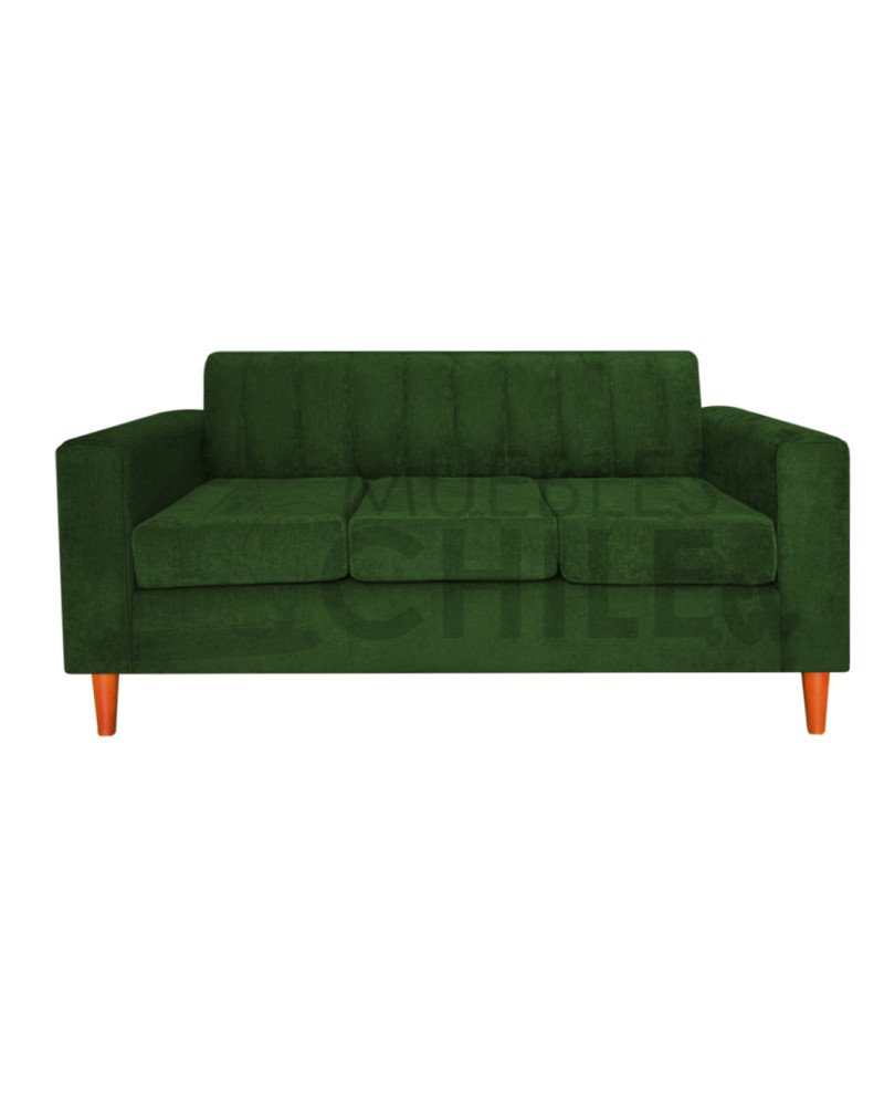Sofa tubular tapiz lino - Fabricacion nacional