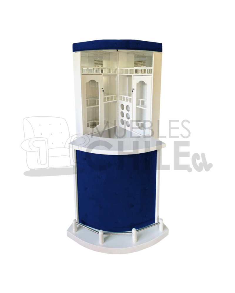 Bar Esquinero Libro en Maderavintage con Copero | Muebles Chile