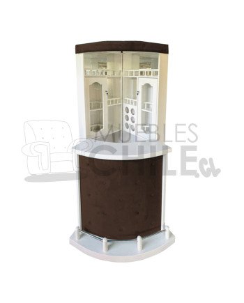 Bar Esquinero Libro en Maderavintage con Copero | Muebles Chile