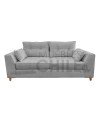 Sofá Magda 3 Cuerpos Tapiz Lino/Felpa | Muebles Chile
