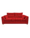 Sofá Magda 3 Cuerpos Tapiz Lino/Felpa | Muebles Chile