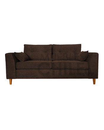 Sofá Magda 3 Cuerpos Tapiz Lino| Muebles Chile