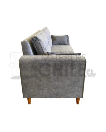 Sofá Magda 3 Cuerpos Tapiz Lino| Muebles Chile