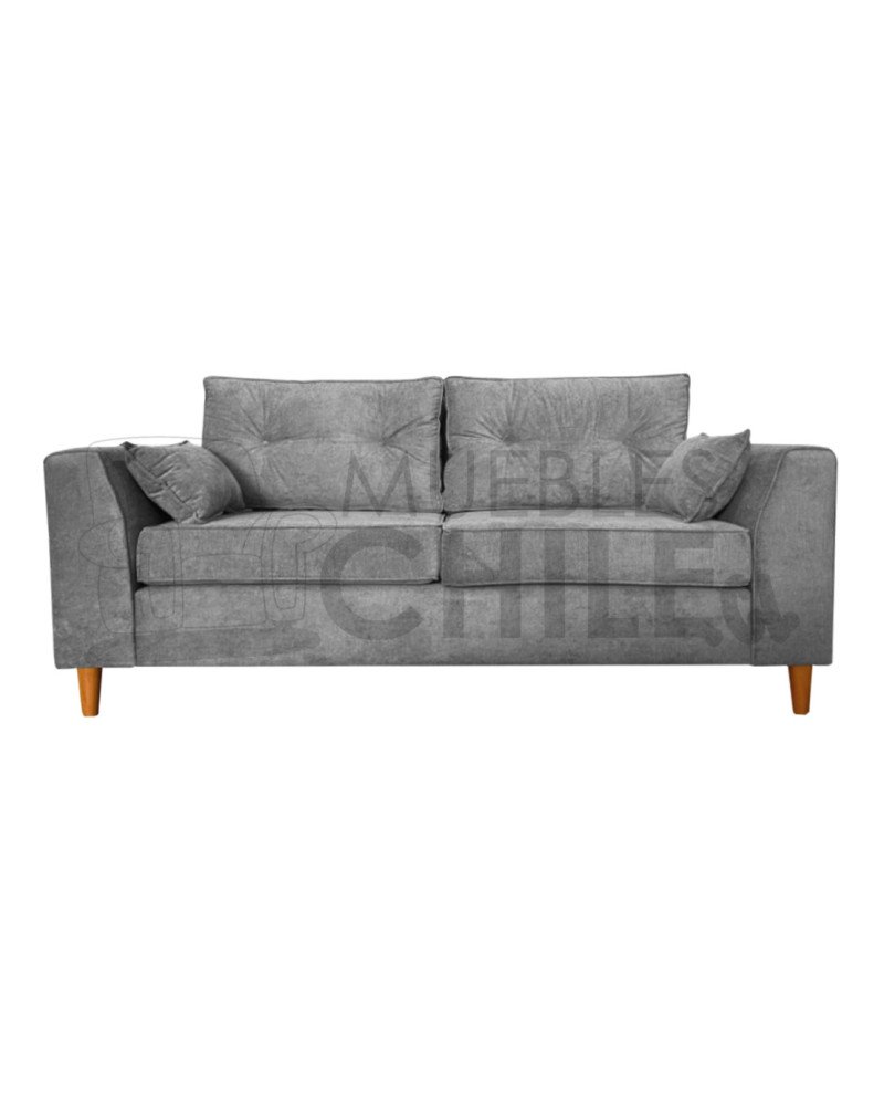 Sofá Magda 3 Cuerpos Tapiz Lino| Muebles Chile