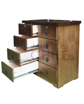 Comoda euca tinturada 90x90x45cm