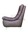 Sillón Butaca Cuero Bonded | Elegancia y Durabilidad