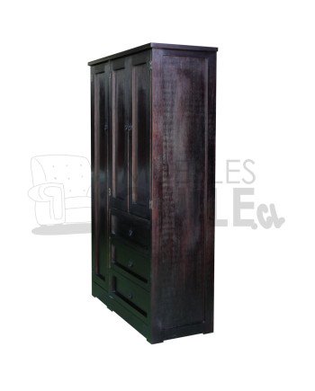 ROPERO CLOSET RUSTICO 110CM