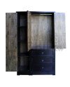ROPERO CLOSET RUSTICO 110CM