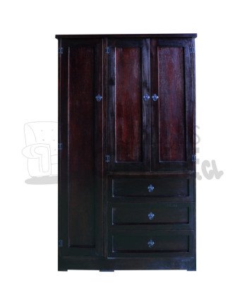ROPERO CLOSET RUSTICO 110CM