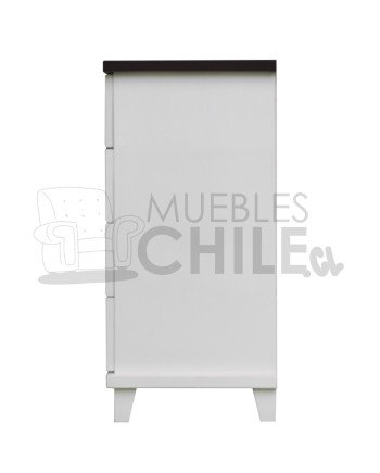Cómoda Rústica con Riel Telescópico Metálico 150CM – Muebles Chile