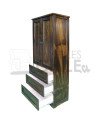 Ropero Clóset Rústico 80cm en Pino y Terciado | Muebles Chile