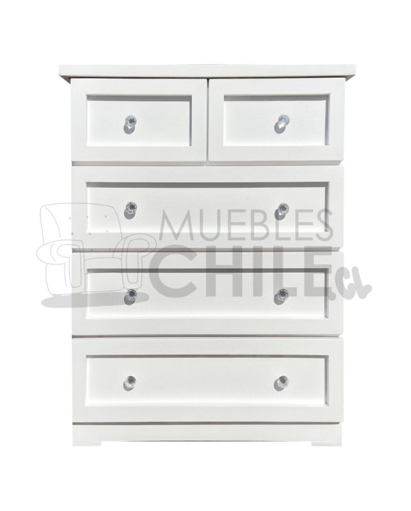 Cómoda Vintage Riel Telescópico Metálico 80X90X45CM – Muebles Chile