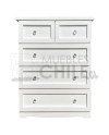 Cómoda Vintage Riel Telescópico Metálico 80X90X45CM – Muebles Chile