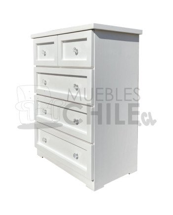 Cómoda Vintage Riel Telescópico Metálico 80X90X45CM – Muebles Chile