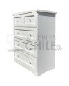Cómoda Vintage Riel Telescópico Metálico 80X90X45CM – Muebles Chile