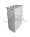 Cajonera Vintage Blanca en Pino y Terciado 80X120cm– Muebles Chile