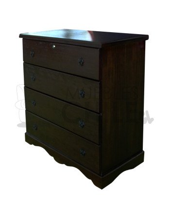 Comoda euca tinturada 90x90x45cm