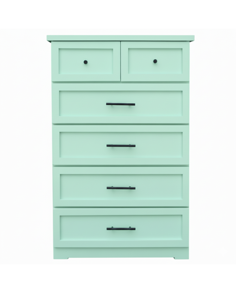 Cajonera Vintage Color en Pino y Terciado 80X120cm– Muebles Chile