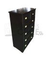 Cómoda Rústica con Riel Telescópico Metálico 80CM – Muebles Chile