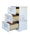 Velador Vintage 3 Cajones madera – Muebles Chile
