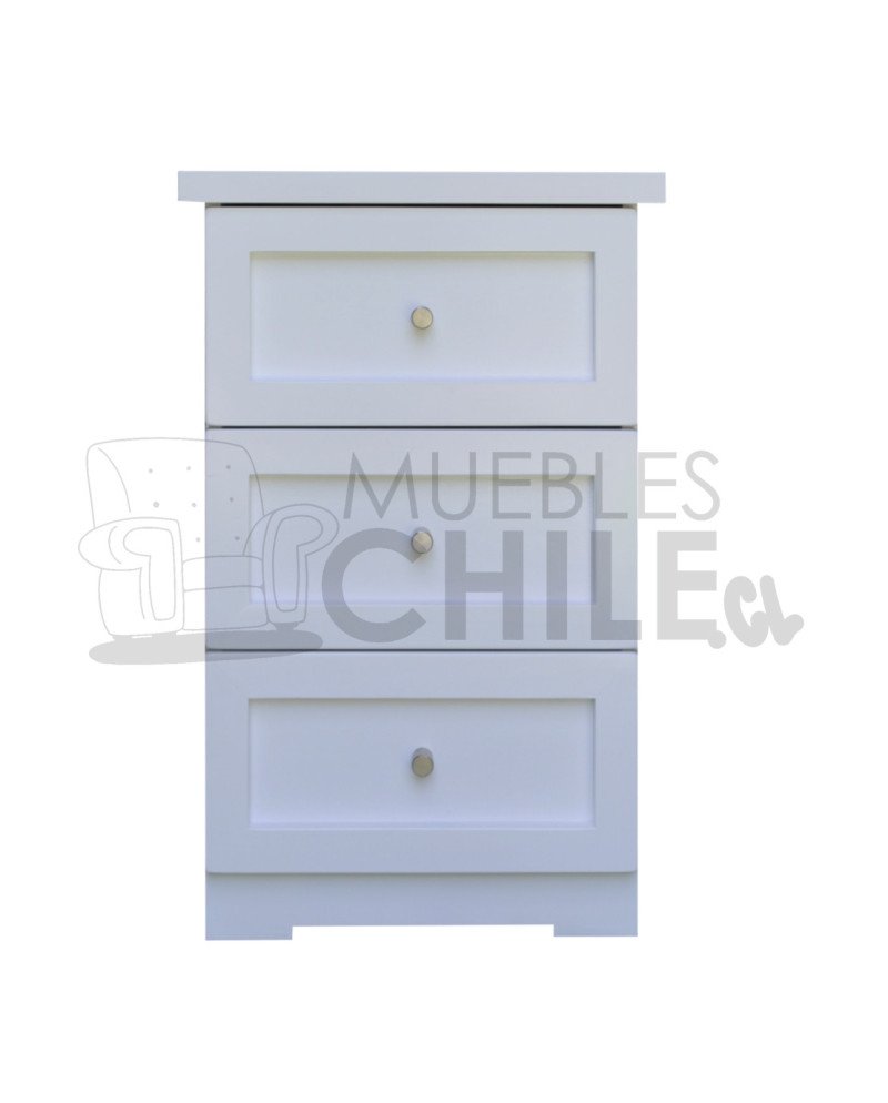 Velador Vintage 3 Cajones madera – Muebles Chile