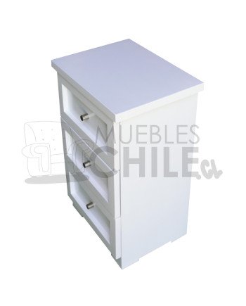 Velador Vintage 3 Cajones madera – Muebles Chile