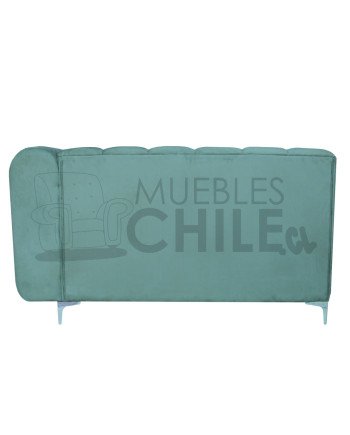 Seccional Ele Tubular Izquierdo Felpa – Sofá Moderno con Resortes Pocket