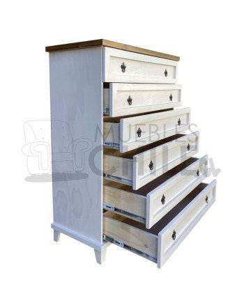 Cómoda Vintage en Pino y Terciado – Muebles Chile