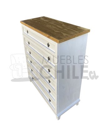 Cómoda Vintage en Pino y Terciado – Muebles Chile