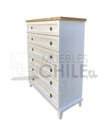 Cómoda Vintage en Pino y Terciado – Muebles Chile