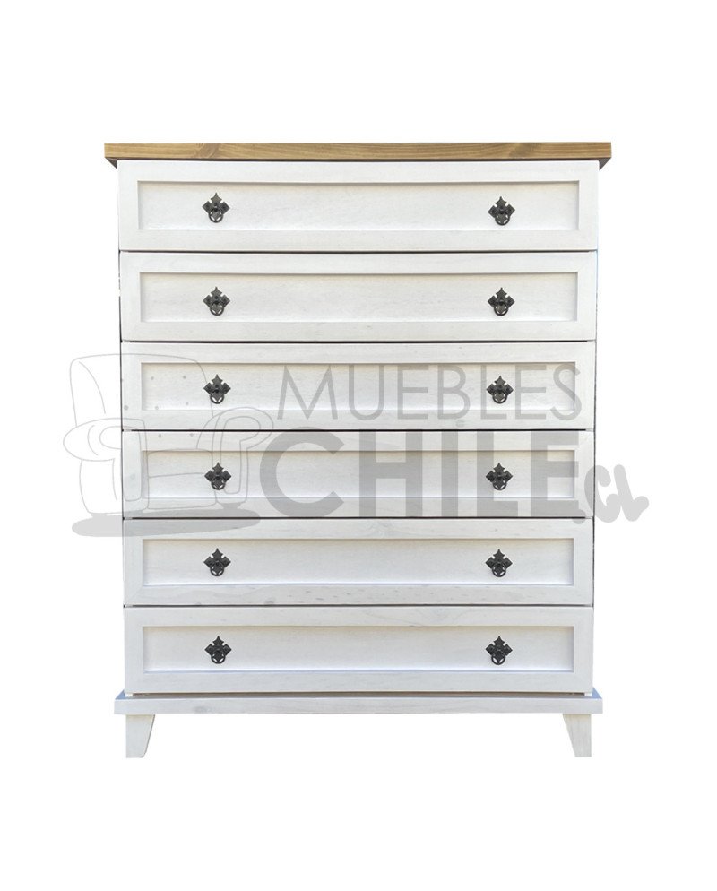 Cómoda Vintage en Pino y Terciado – Muebles Chile