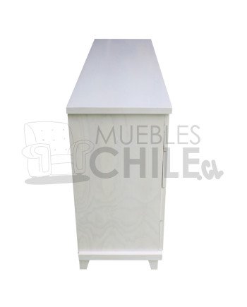 Cómoda Rústica con Riel Telescópico Metálico 150CM – Muebles Chile