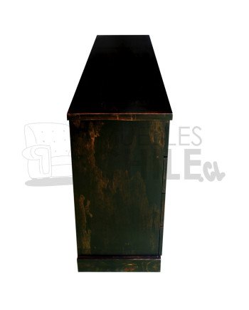 Cómoda Rústica con Riel Telescópico Metálico 150CM– Muebles Chile
