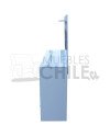 Tocador Blanco con Luz LED 110x42x162 cm – Melamina con Cajones Reforzados