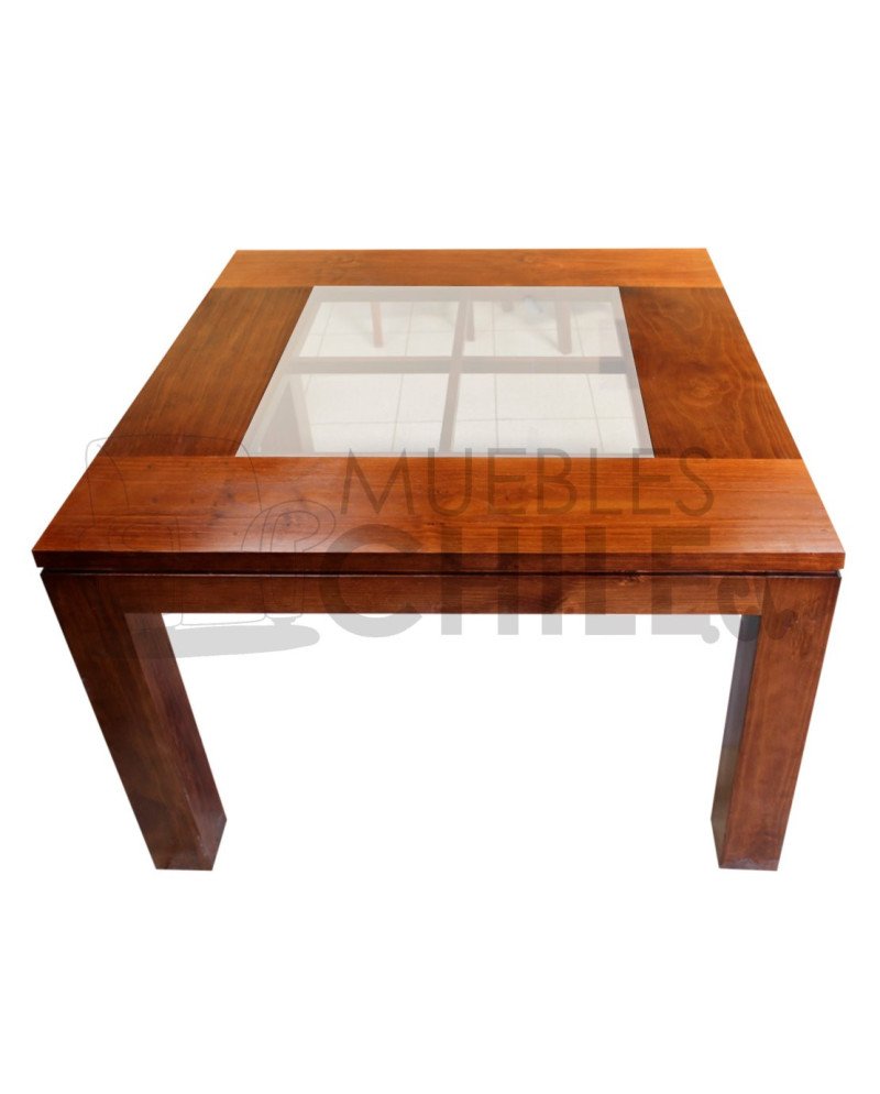 Mesa Comedor 100x100 cm Madera – Muebles Chile