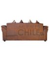 SOFA MUSTANG 3 CUERPOS CUERO BONDED ENVEJECIDO