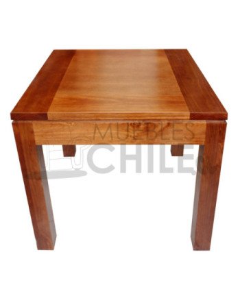 COMEDOR 4 SILLAS CUADRADO CUBIERTA MADERA