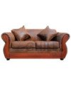 SOFA BOSTON  2 CUERPOS CUERO BONDED ENVEJECIDO